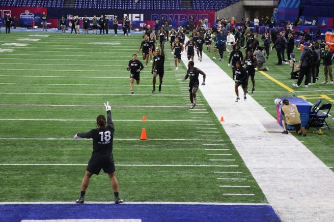 NFL Combine Photo Gallery: Weekend Highlights